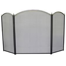 3 Fold Irvine Fire Screen