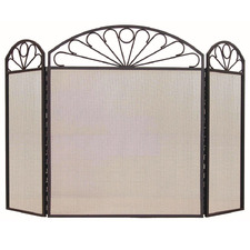3 Fold Galetti Heavy-Duty Fire Screen