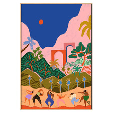 Dancing in Paradise Printed Wall Art