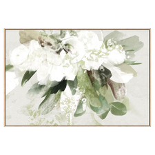 Green Bouquet Printed Wall Art