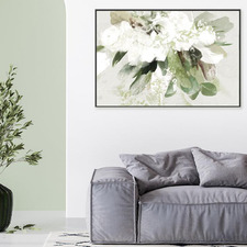 Green Bouquet Printed Wall Art