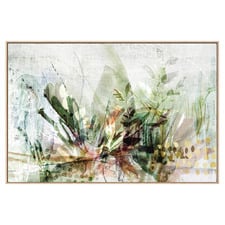 White Garden Printed Wall Art