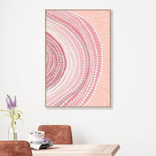Blooming Female Printed Wall Art