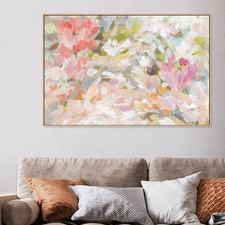 Petal Confetti Canvas Wall Art