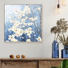 Dogwood Blossoms I Canvas Wall Art