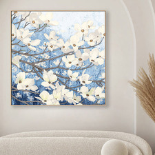 Dogwood Blossoms II Canvas Wall Art
