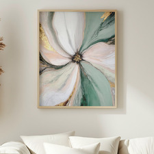 Fluid Design Evoke Nature's Elegance Canvas Wall Art