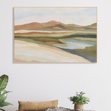 Serenity Western Landscape Canvas Wall Art