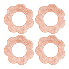 Scallop Edge Napkin Rings (Set of 4)