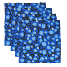 Nocturnal Blooms Linen Napkins (Set of 4)