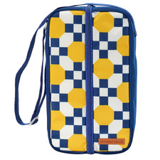 Retro Tile Picnic Bottle Bag