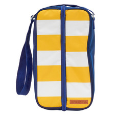 Yellow Stripe Picnic Bottle Bag