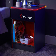 X Rocker Kids' Carbon-Tek Neo Fibre LED Bedside Table