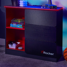 X Rocker Kids' Carbon-Tek Neo Fibre LED Drawer Chest