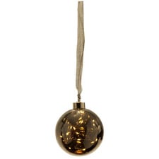 Battery Operated LED Glass Bauble