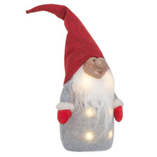 Red Santa LED Christmas Ornament
