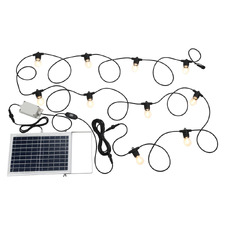 10 Warm White Maxwell LED Solar Festoon Lights