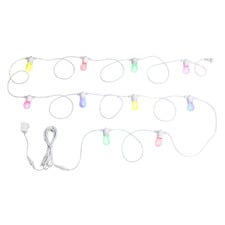10 Multi-Coloured Nikola Festoon Lights