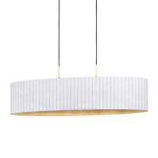 Tamaresco Steel & Velvet 2 Light Pendant