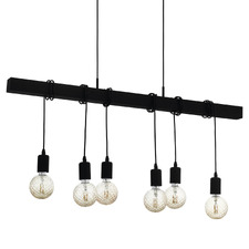 Black Townshend 6 Light Pendant