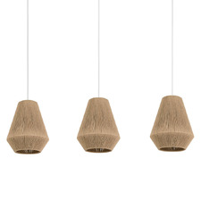 Alderney Steel 3 Light Pendant