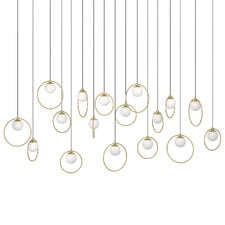 Oblong Portocolom 17 Light LED Pendant