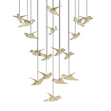Paratebueno Steel LED 17 Light Pendant