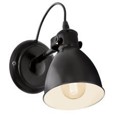 Priddy Steel Adjustable Wall Spotlight