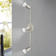 Buzz Steel Adjustable 3 Light Wall Spotlight