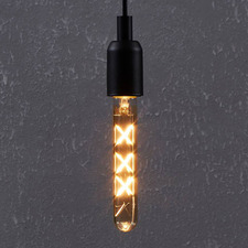 Radiance E27 Tubular 4W Amber 18.5cm LED Filament Bulb