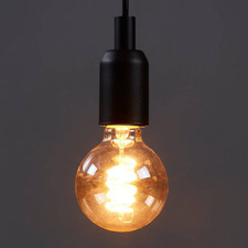 Celecto E27 Golf Ball 4W Amber 12cm Dimmable LED Bulb