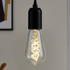 Glintz E27 Drop ST64 7.3W LED Spiral Filament Bulb