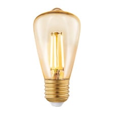 Almira E27 Drop 4.5W Amber Step Dimmable LED Filament Bulb
