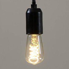 Glintz E27 Drop ST48 7.3W LED Spiral Filament Bulb