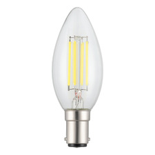 Flik B15 Clear Candle 4W Dimmable LED Filament Bulb