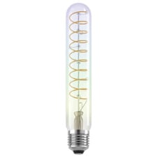 Elvo E27 Tubular Warm White 4W Rainbow LED Filament Bulb