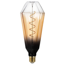 Morrie E27 Tubular Warm White 4W Brown 10cm LED Filament Bulb