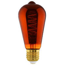 Elvo E27 Drop 4W Amber LED Filament Bulb