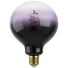 Morrie E27 Round Warm White 4W Purple 12.5cm LED Filament Bulb
