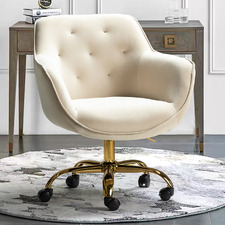 Kelly Velvet Office Chair