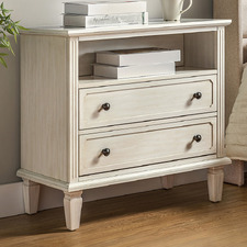 Elrond 2 Drawer Bedside Table