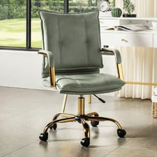 Rasine Faux Leather Office Chair