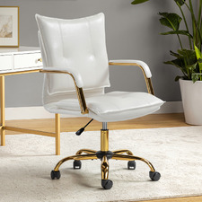 Rasine Faux Leather Office Chair