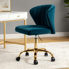 Ratana Velvet Office Chair