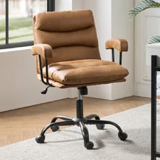 Erin Faux Leather Office Chair
