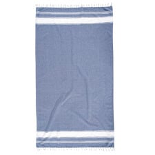 Chambray Cotton Beach Towels (Set of 4)