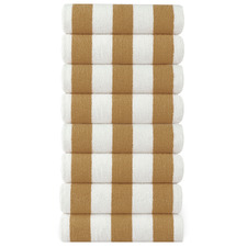 Cabana Beach Cotton Terry Towels (Set of 8)
