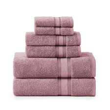 6 Piece Cotton Bathroom Towel Set
