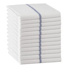 Striped Cotton Tea Towels (Set of 12)