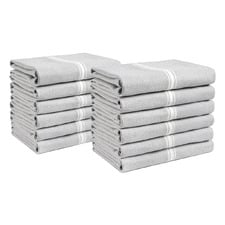 Herringbone Cotton Tea Towels (Set of 12)